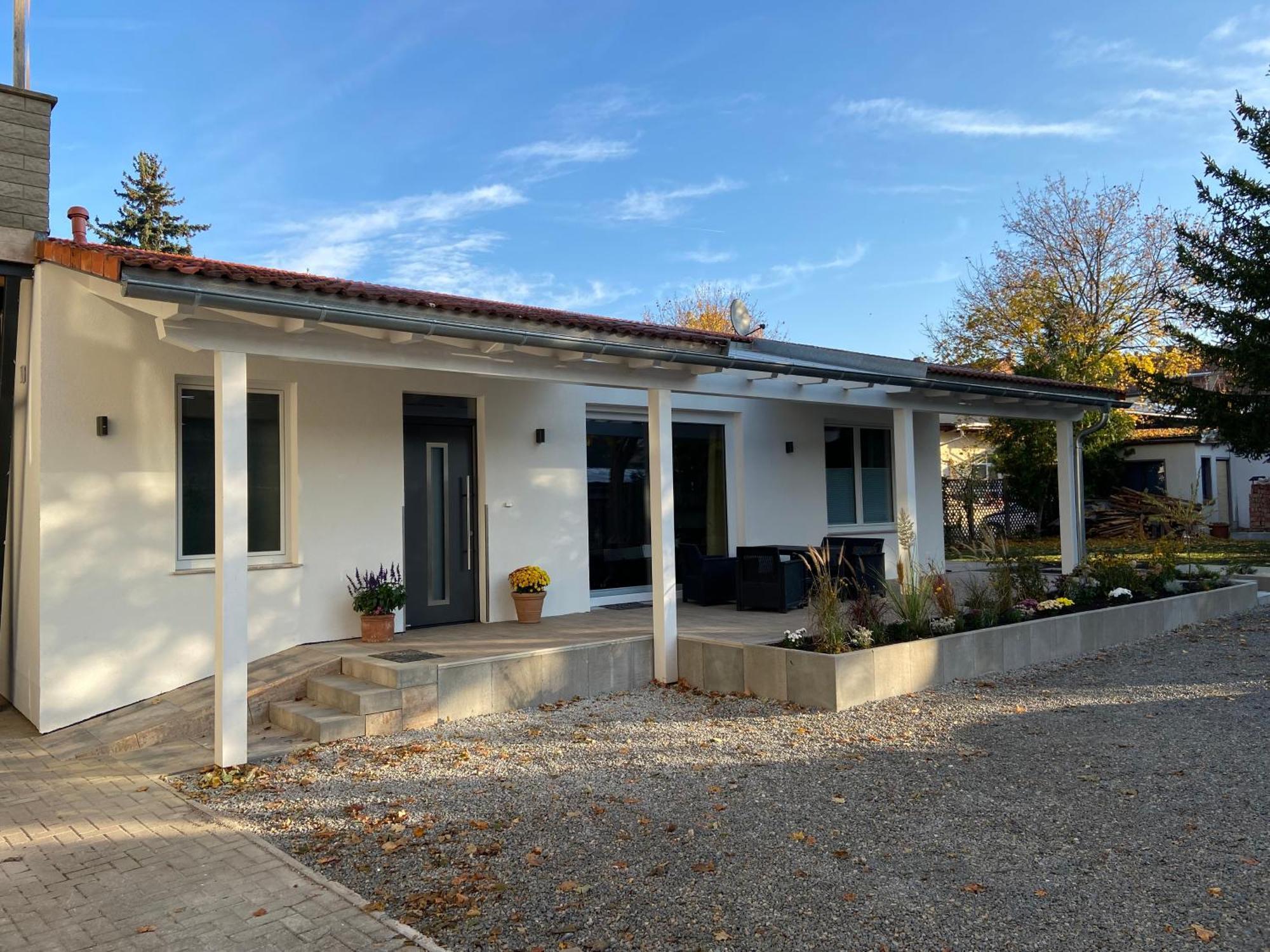 Auszeit Erfurt - Stilvoller Bungalow Mit Parkplatz - Zentrumsnah Exterior foto